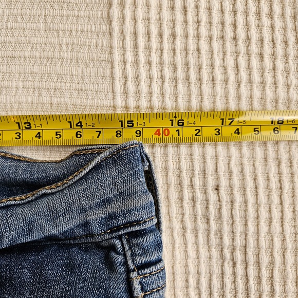 Levis 724 High Rise Straight Raw Hem Jeans Denim Skater Streetwear Women Size 30 - Picture 6 of 11